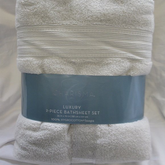 Charisma Bath Charisma 0 Hygrocotton Silver Towel Sheet Sets 2 B8